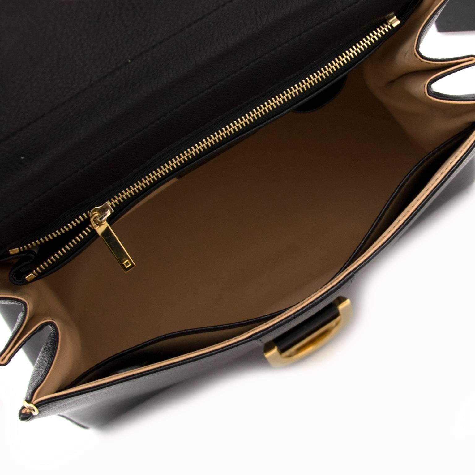 Delvaux Brillant MM Black Boxcalf GHW + STRAP 2