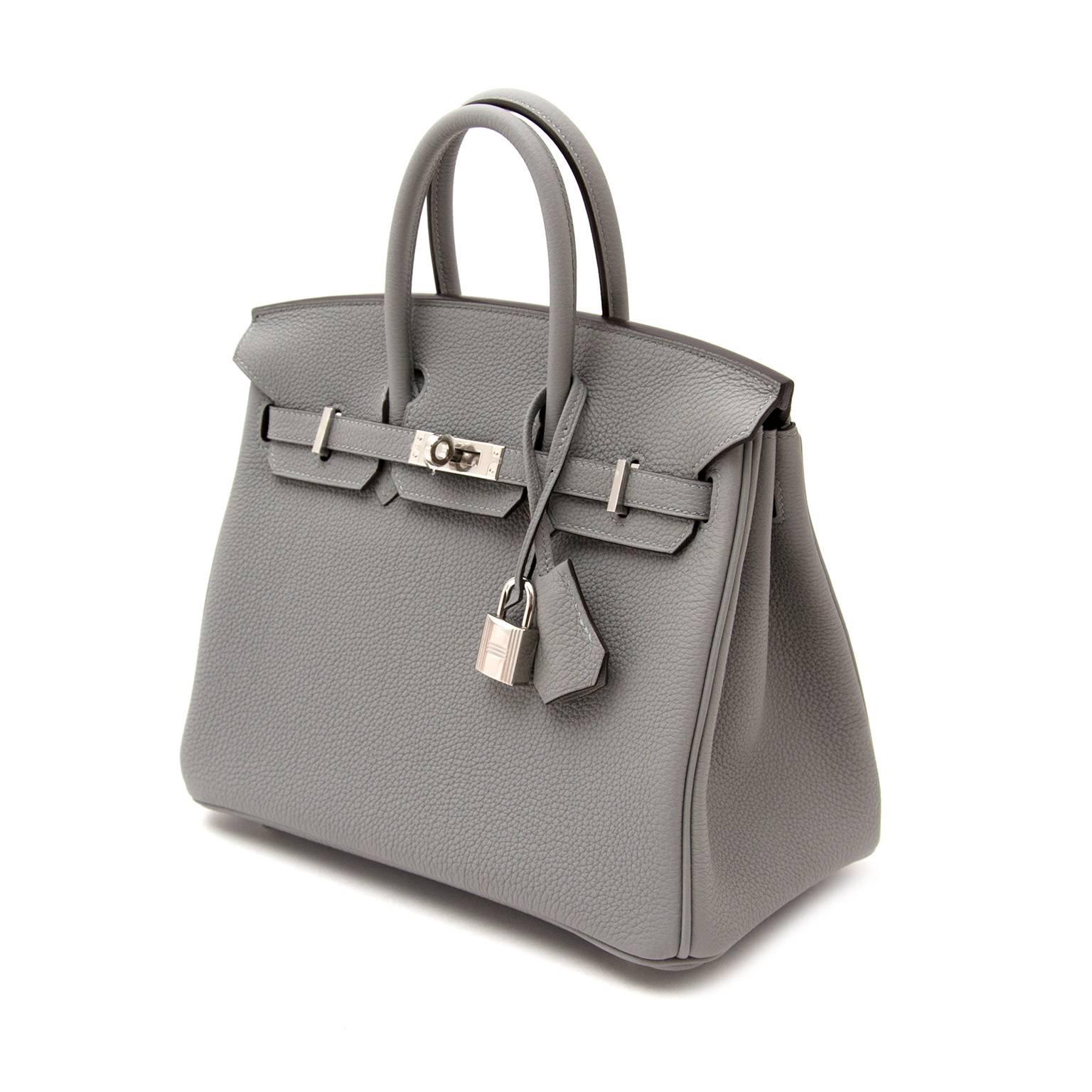 hermes kelly 25 gris mouette