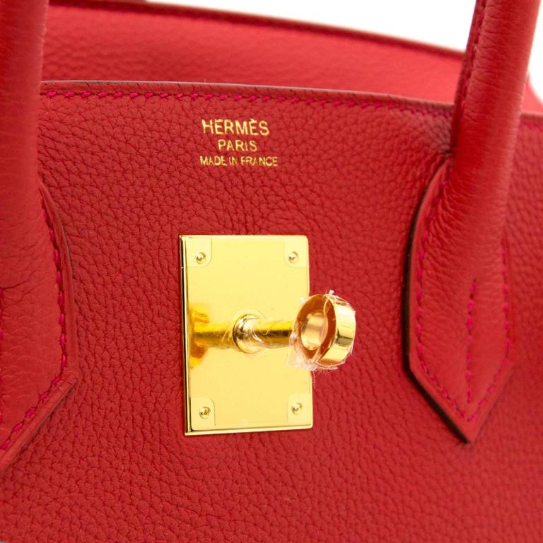 In a mood for something red? ❤️ Our Birkin 30 in Geranium Togo