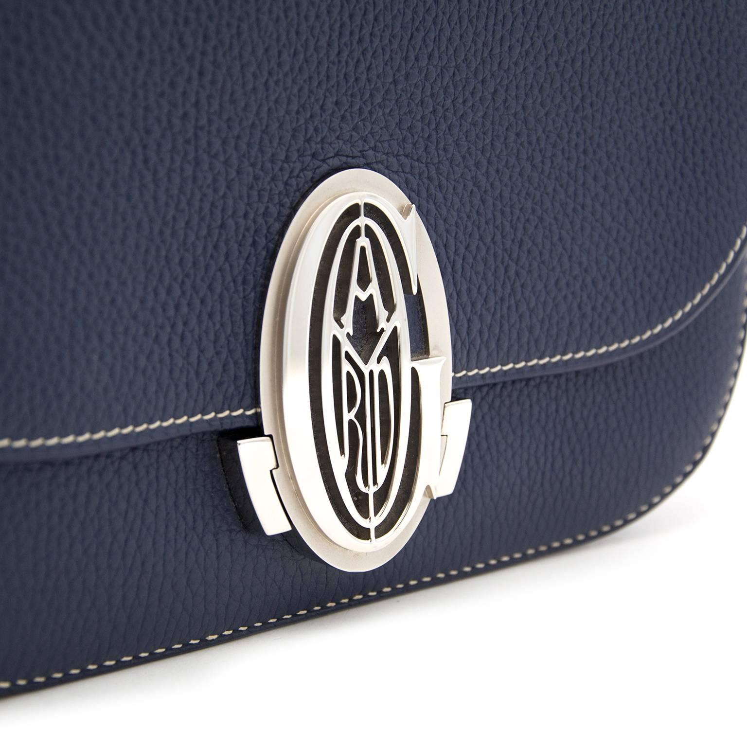 Goyard Blue 233 Shoulder Bag In Excellent Condition In Antwerp, BE
