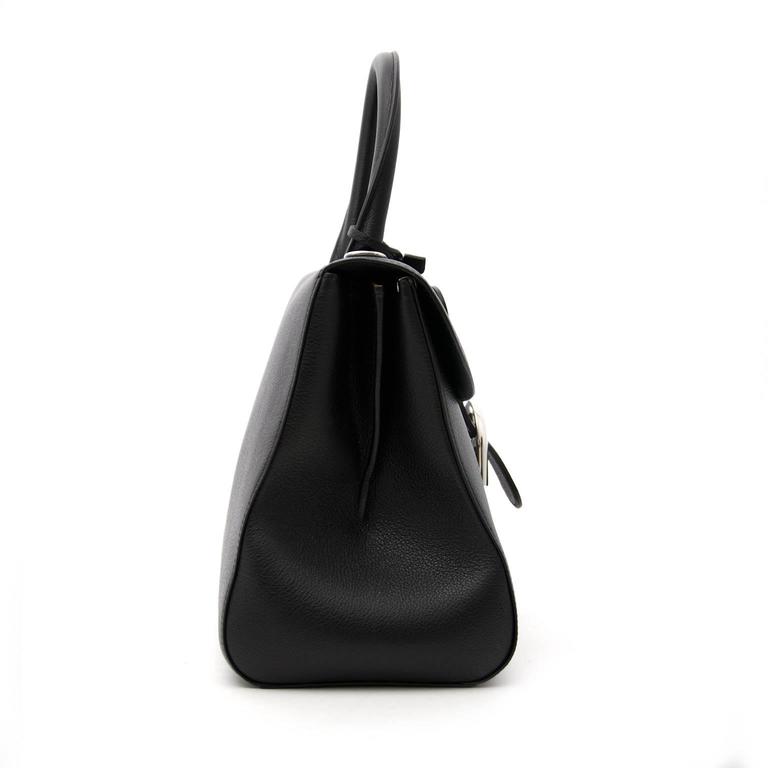 Brand New Delvaux Black Brillant MM PHW + STRAP For Sale at 1stdibs