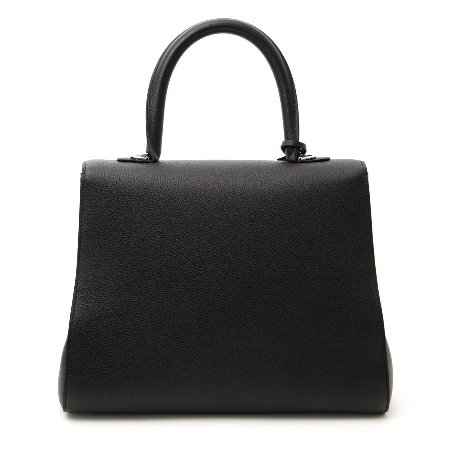 Brand New Delvaux Black Brillant MM PHW + STRAP In New Condition In Antwerp, BE