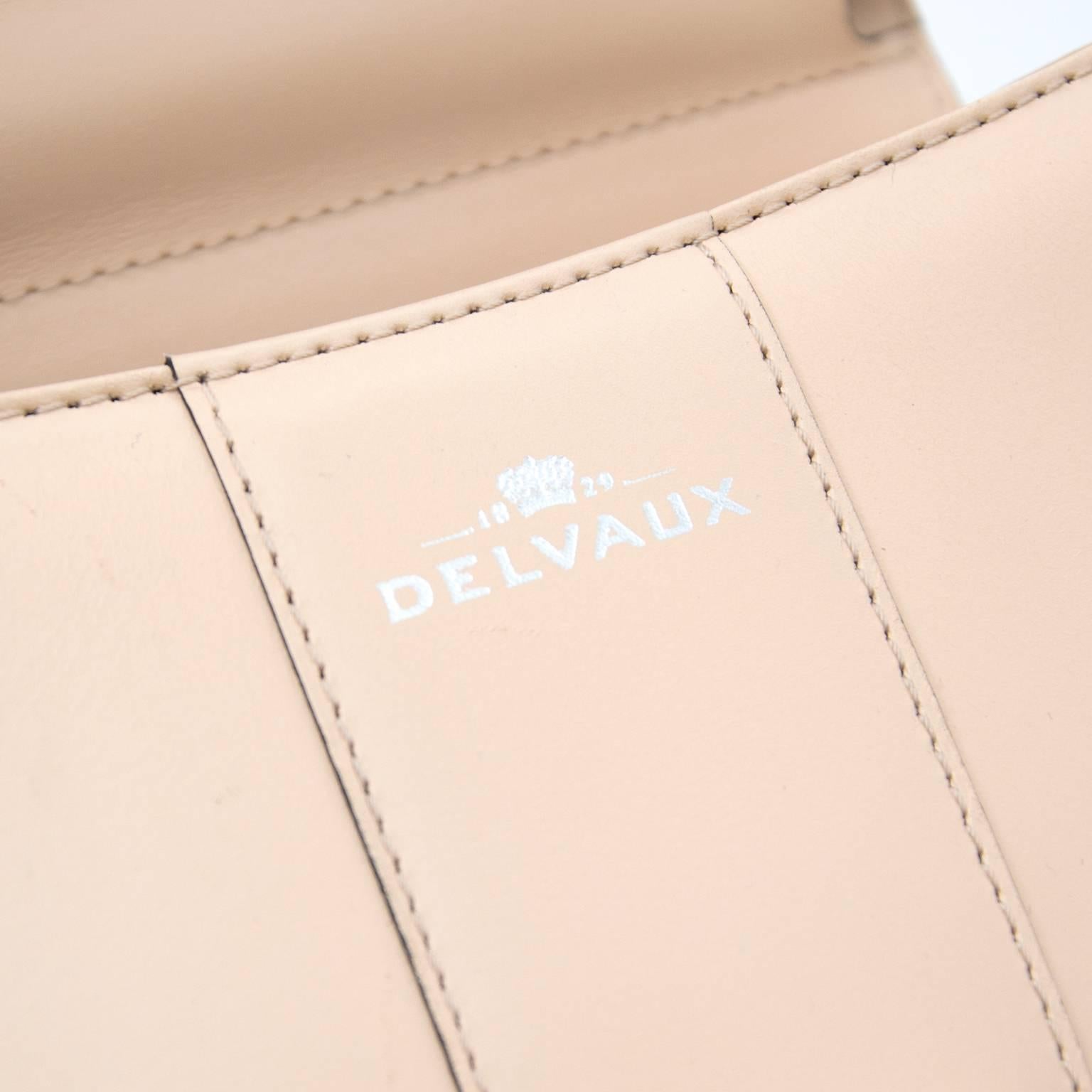 Beige AS NEW Delvaux Mini Brillant Poudré + STRAP