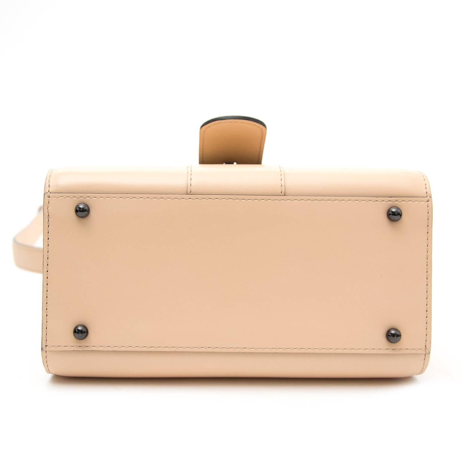 AS NEW Delvaux Mini Brillant Poudré + STRAP In Excellent Condition In Antwerp, BE