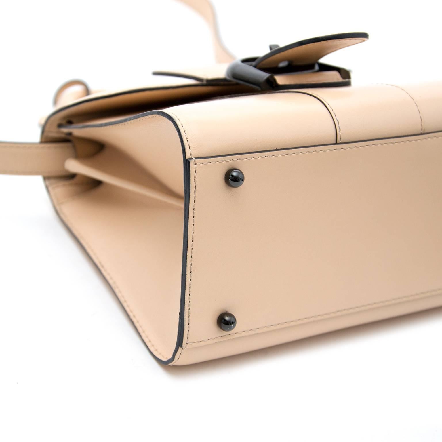 Women's AS NEW Delvaux Mini Brillant Poudré + STRAP