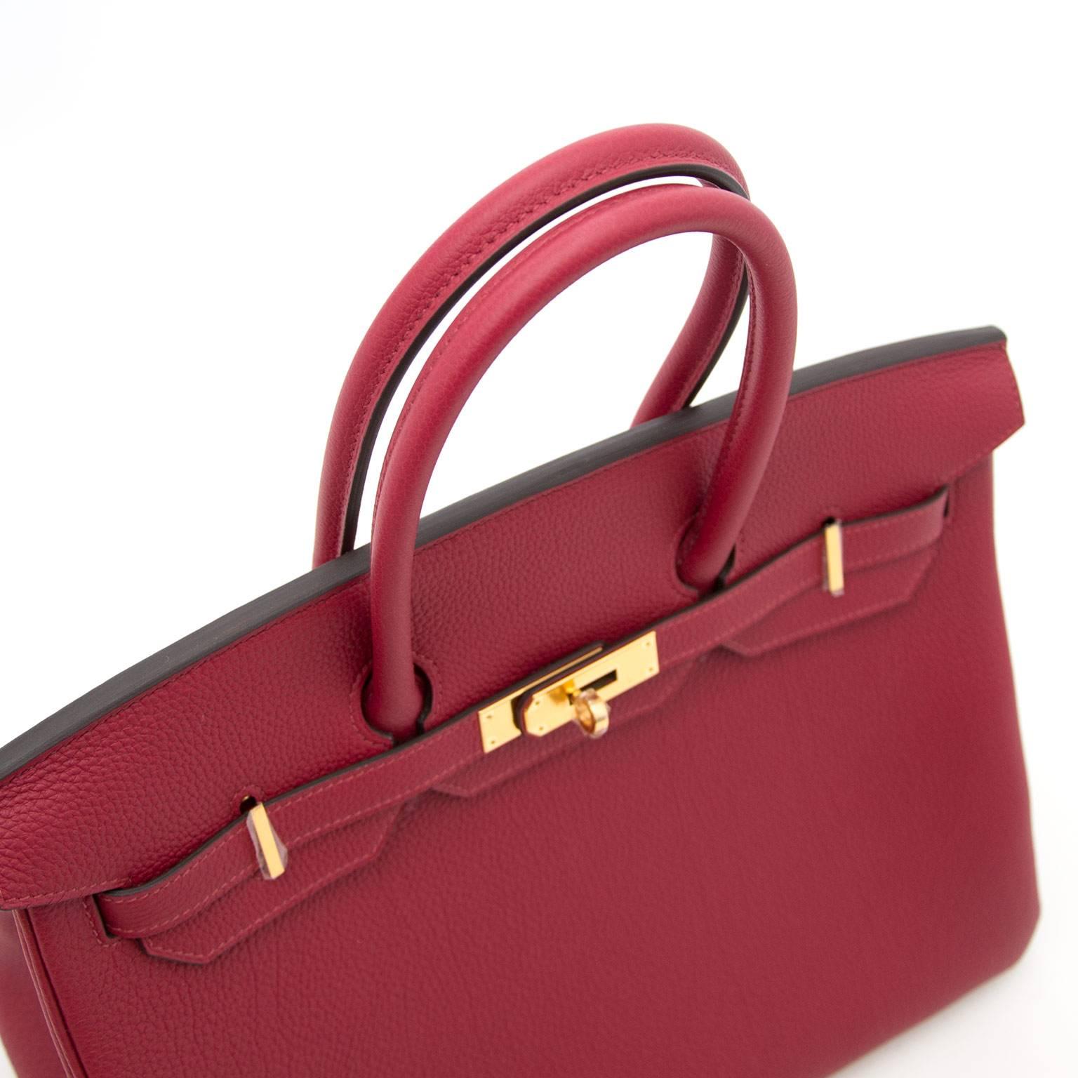 hermes rouge grenat