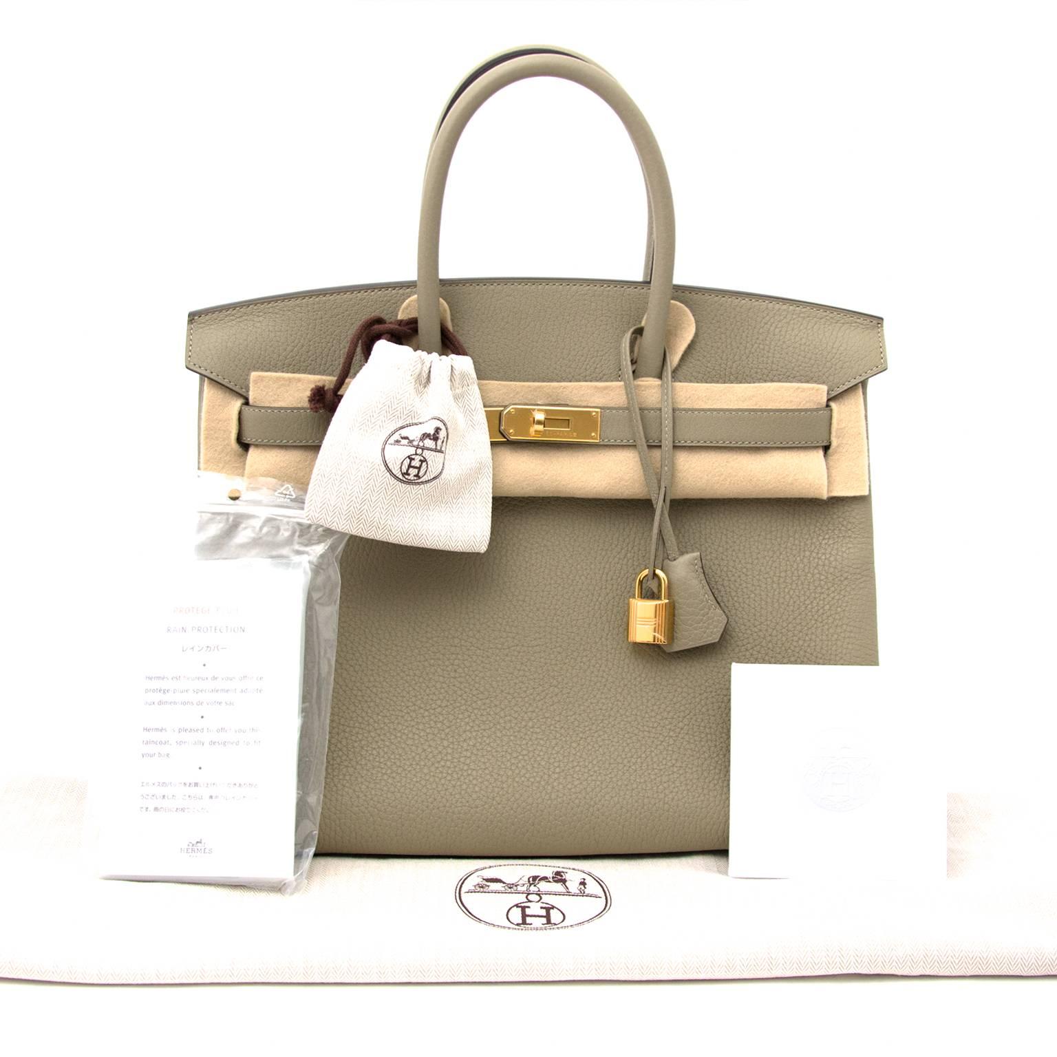 Women's Hermès Birkin 35 Taurillon Clemence Sauge