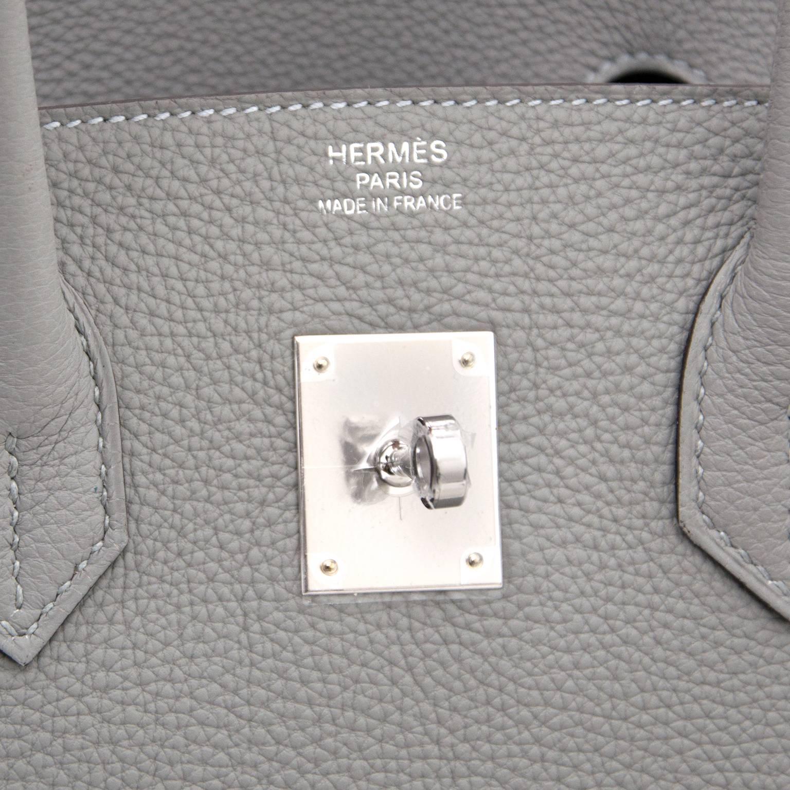 hermes birkin gris mouette