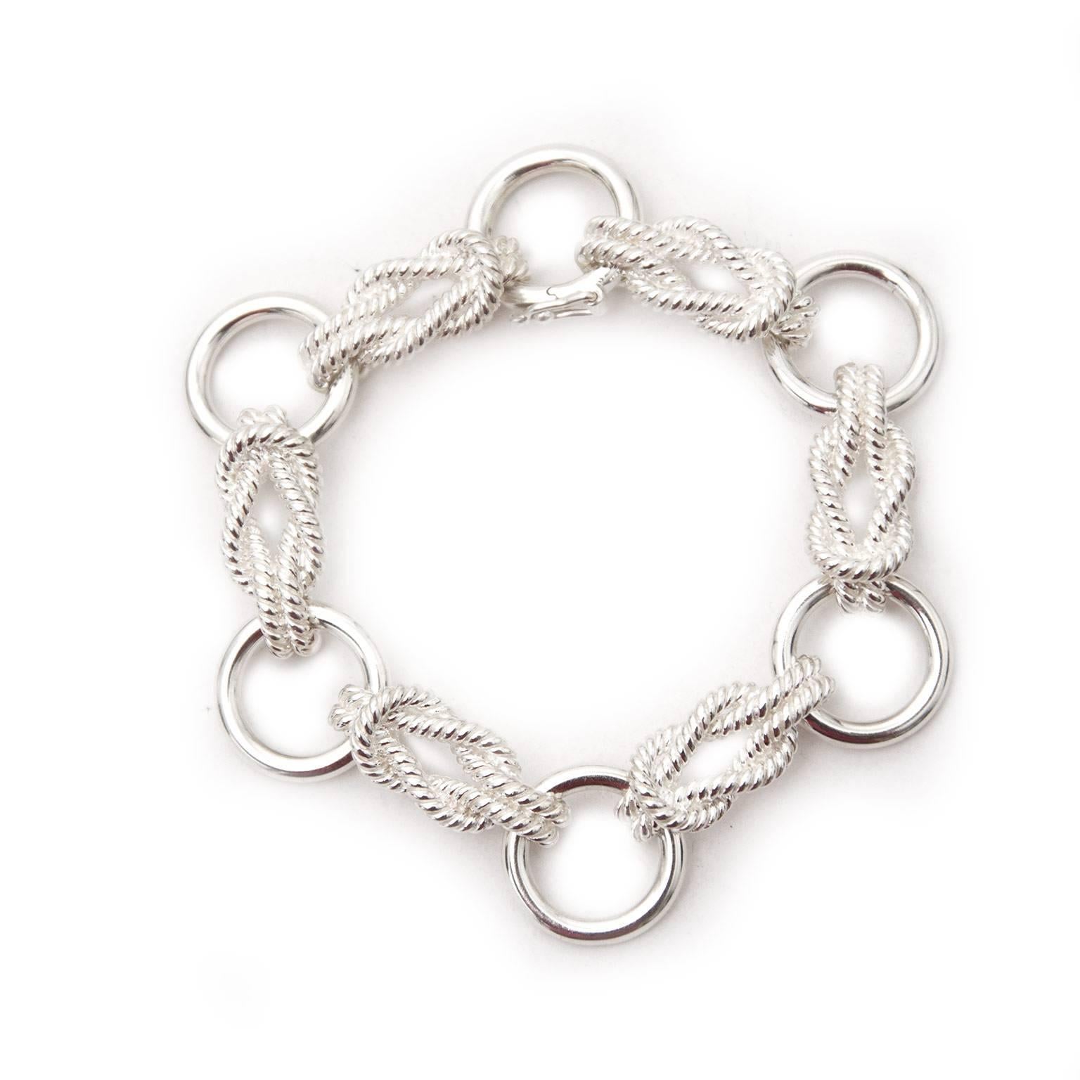 sailor knot bracelet silver