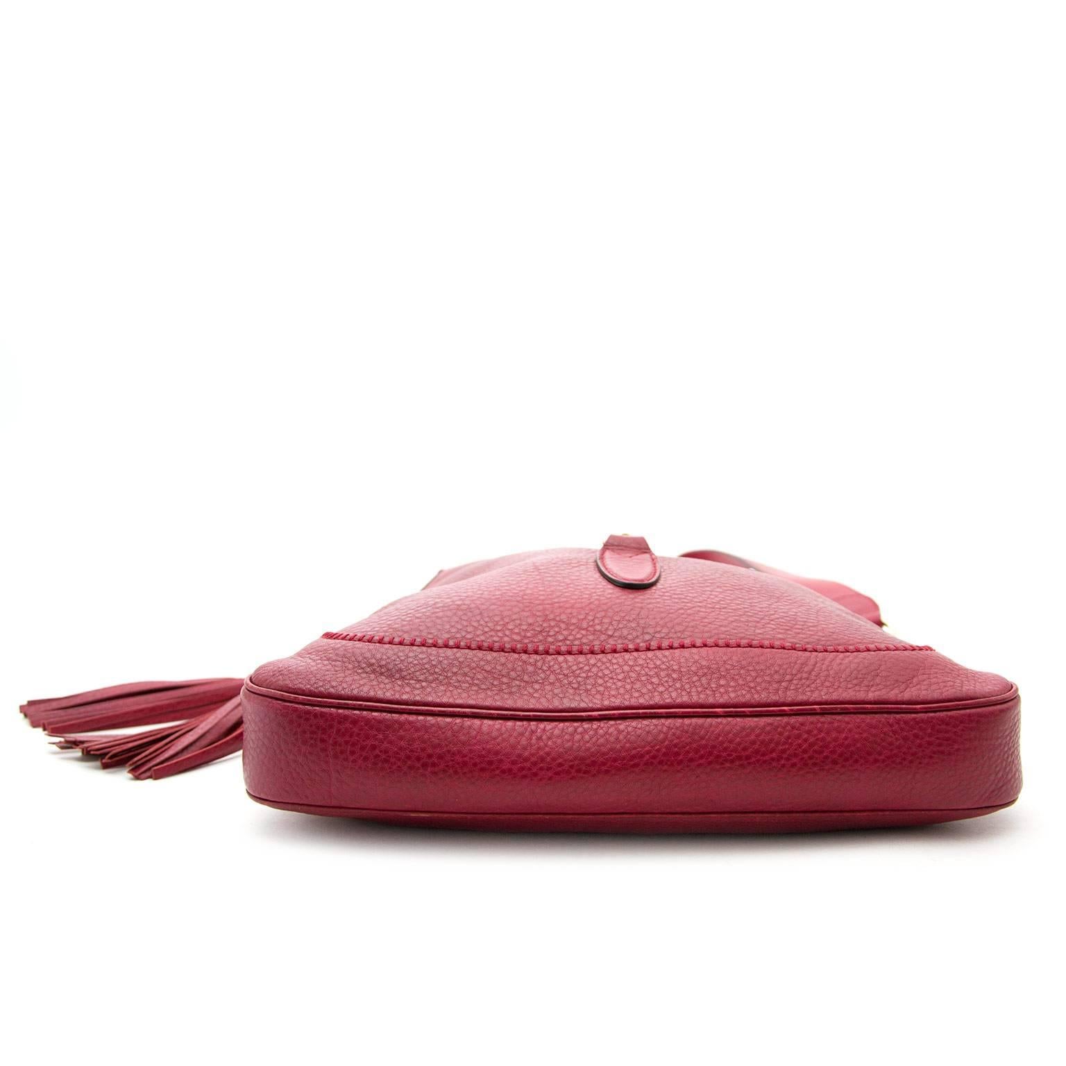 Pink Gucci Jackie Leather Handbag