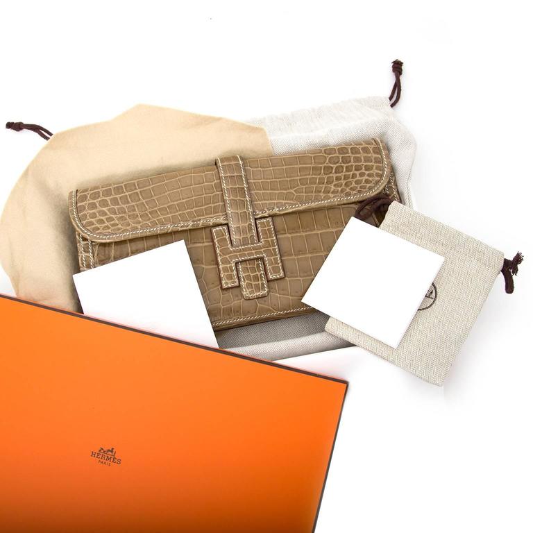 Hermès Kelly Pochette Bag Feu Porosus Crocodile – ZAK BAGS ©️