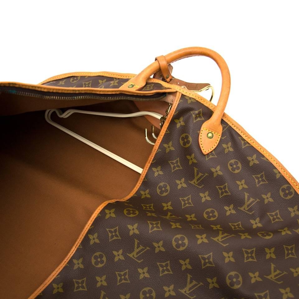 Brown Louis Vuitton Monogram Garment Cover