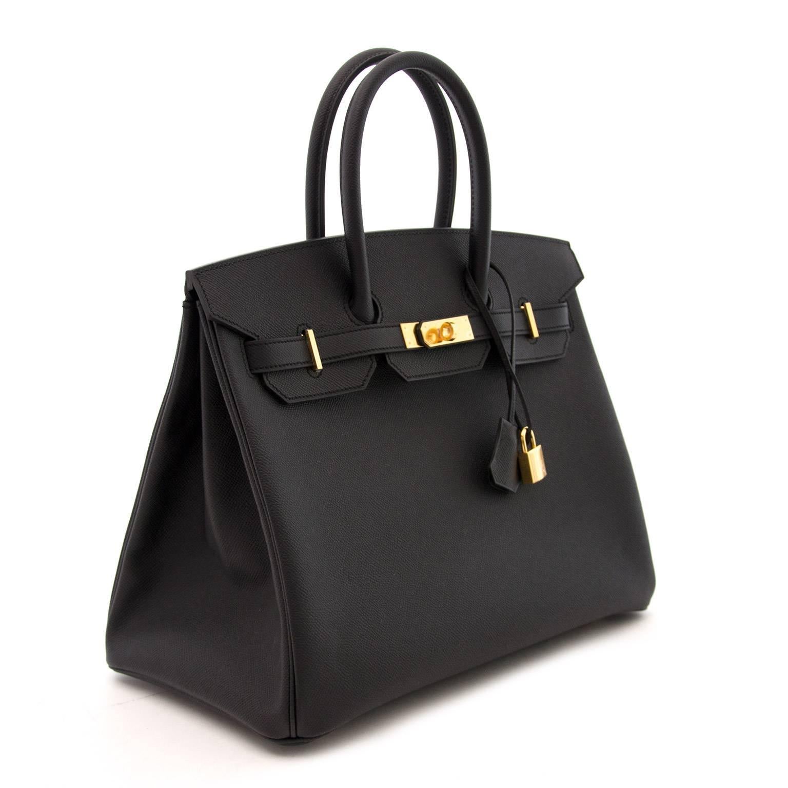 hermes birkin 35 epsom black