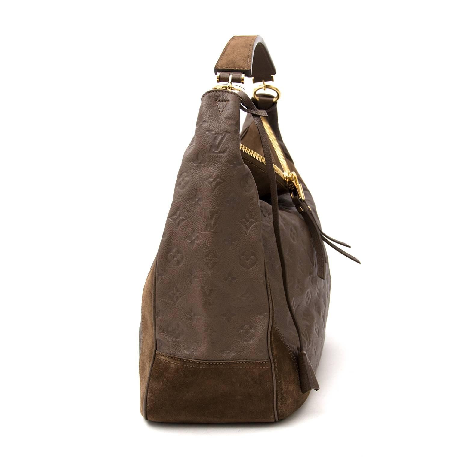 Louis Vuitton Brown Audacieuse Empreinte GM Bag  In Excellent Condition In Antwerp, BE