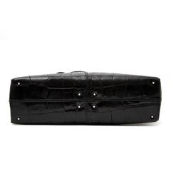 Tod's Black Alligator D-styling bag