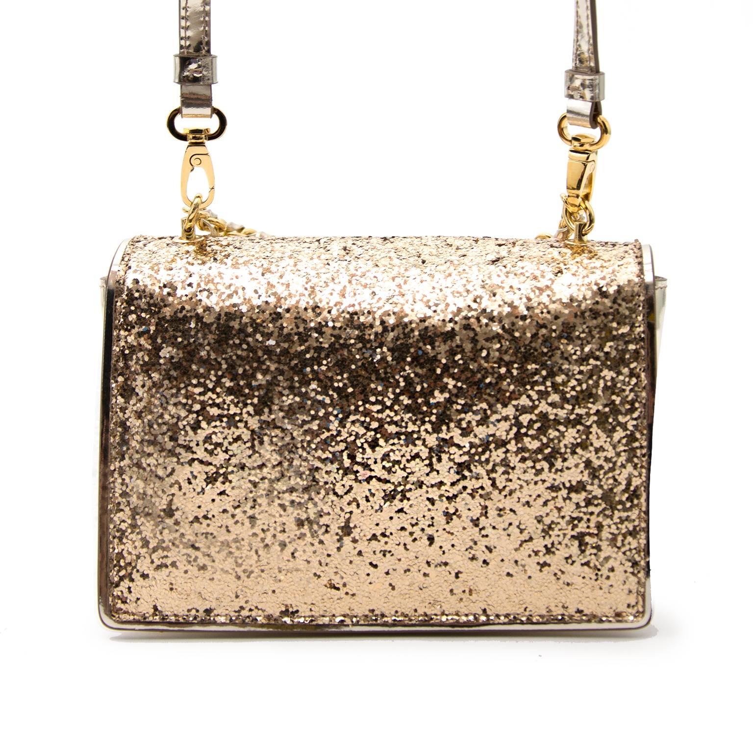 Women's or Men's Salvatore Ferragamo Gold 'Ginny' Clutch