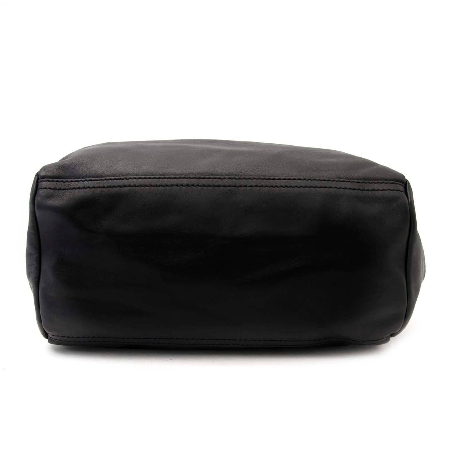 Givenchy Black Pandora Medium Leather Satchel Bag  1