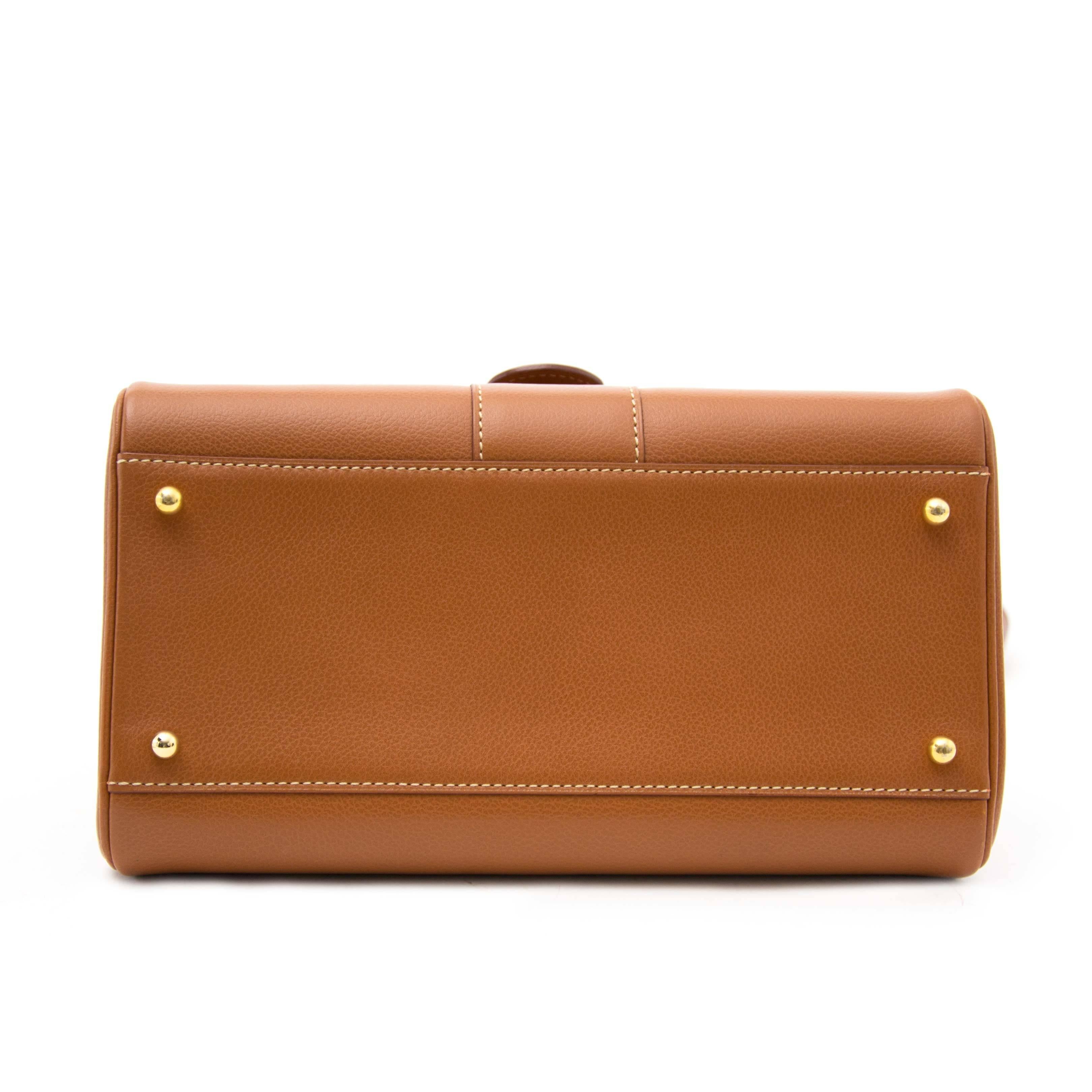 Delvaux Brillant PM Jumping Fauve In Excellent Condition In Antwerp, BE