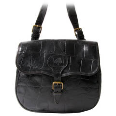 Mulberry Congo Leather Shoulder Saddle Bag