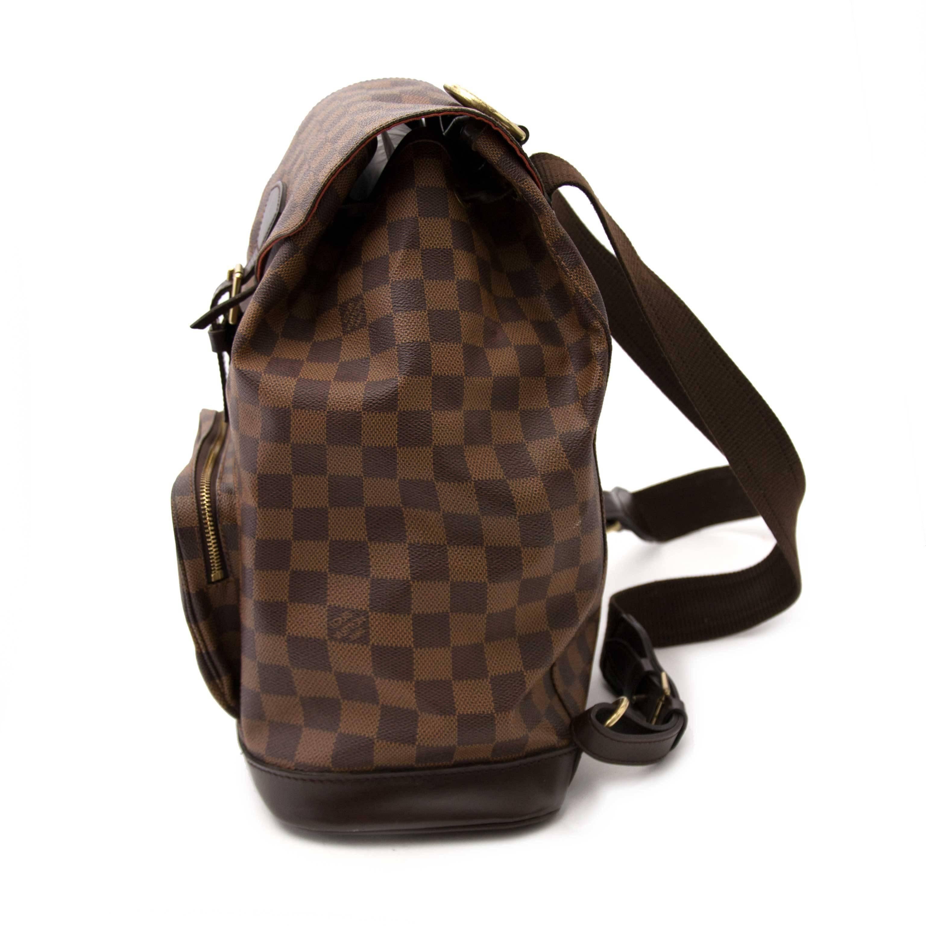 louis vuitton backpack damier ebene