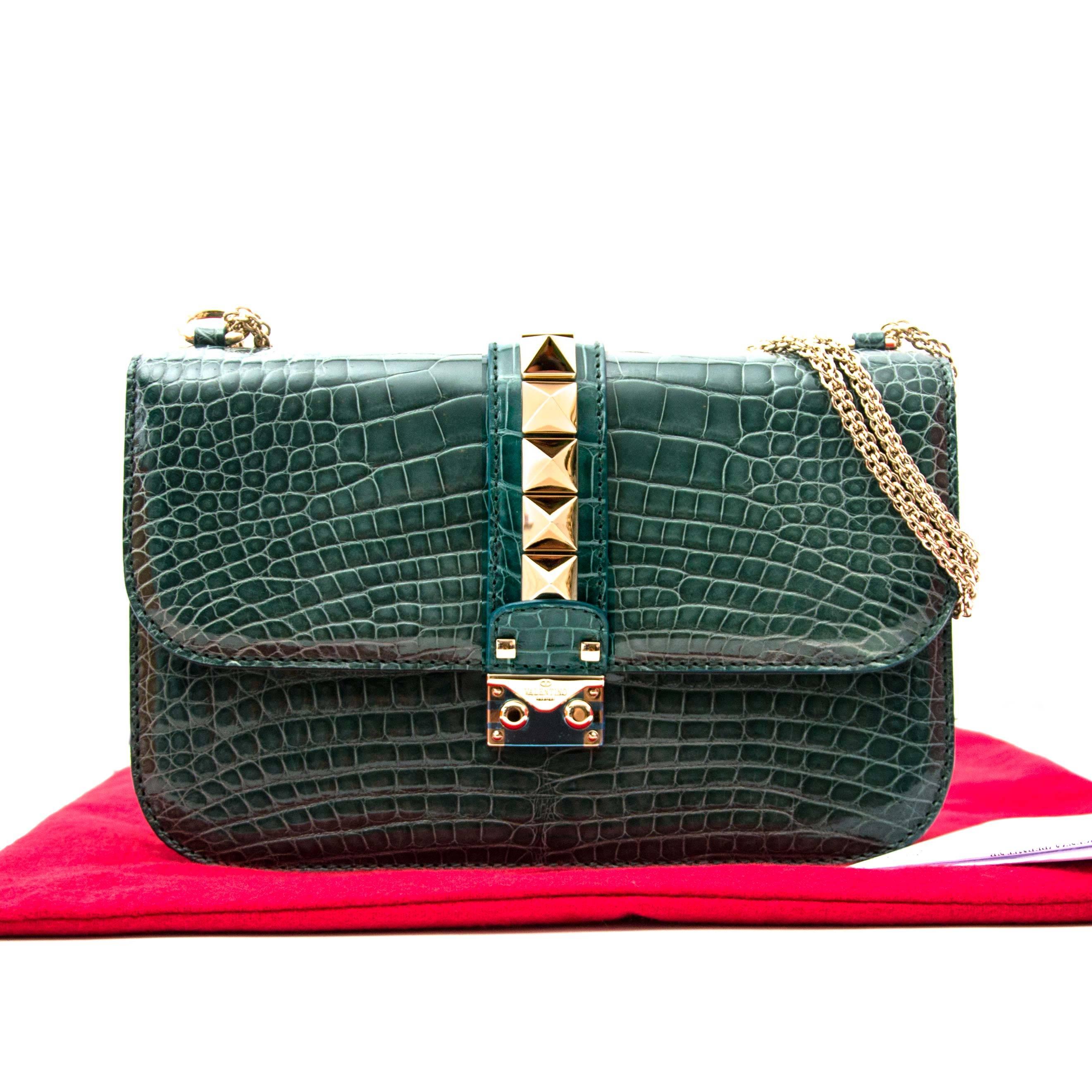 valentino alligator bag