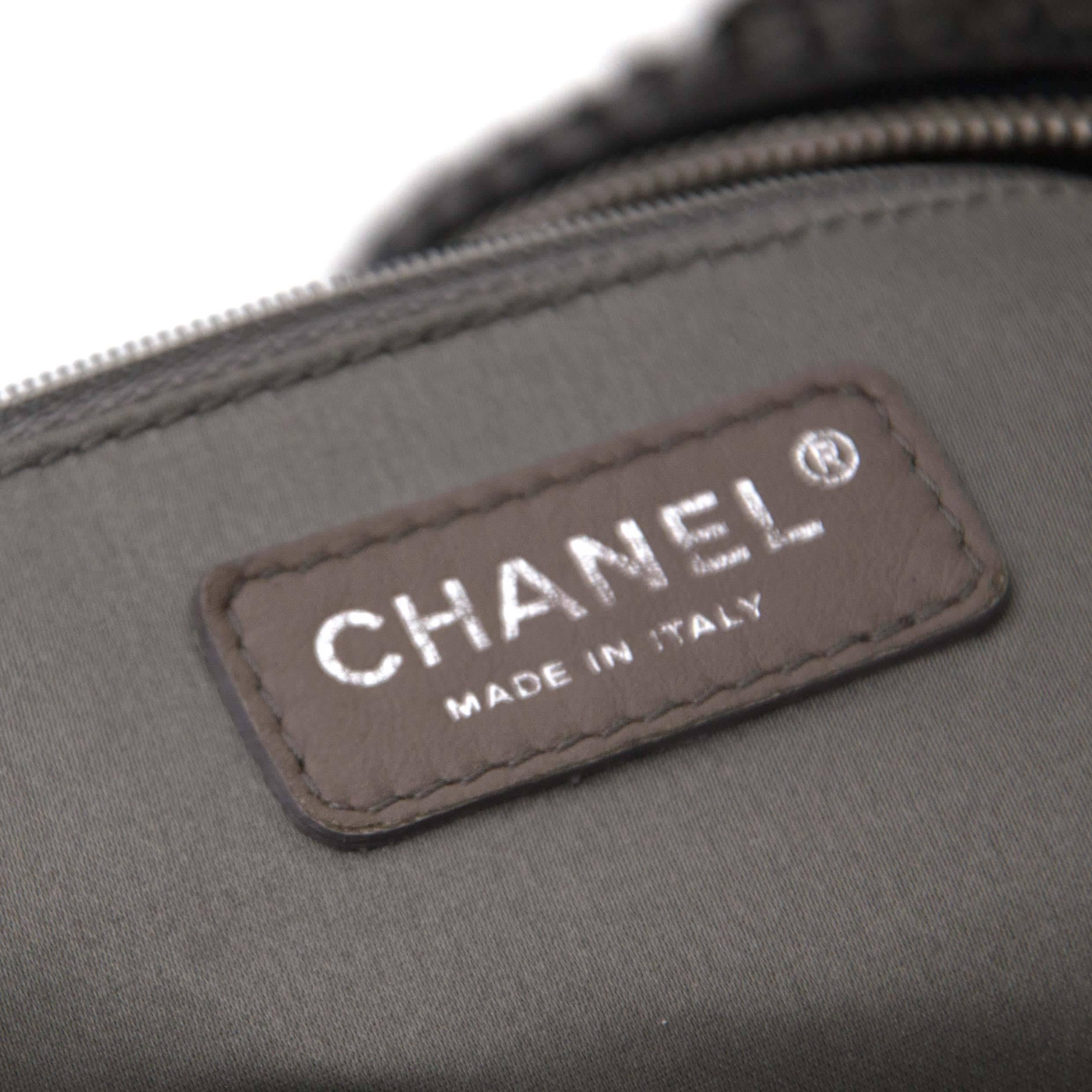 Chanel Python Black Hobo Bag 1