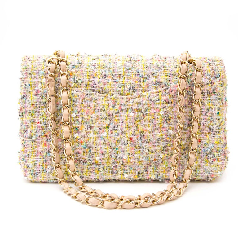 Chanel Tweed Garden Party 2.55 Reissue Flap Bag at 1stDibs | chanel ...