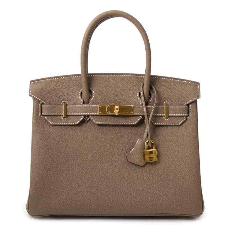 Hermes Birkin 30 Etoupe Togo GHW at 1stDibs | birkin etoupe 30, etoupe ...