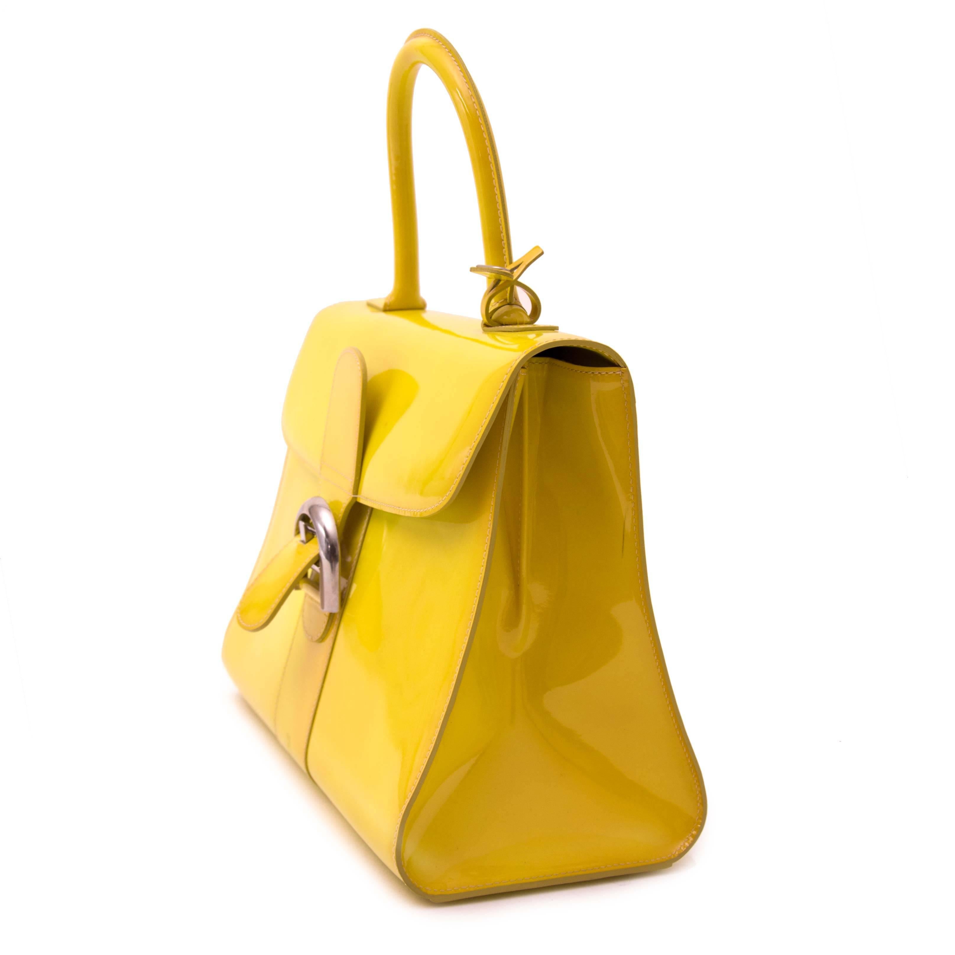 Good Preloved Condition

Rare Delvaux Limited Patent Fluo Yellow Brillant

Turn heads, make waves, carrying this bag will make you feel on top of the world! Very rare limited edition, only 15 pieces have been produced.

This fluo Brillant is one of