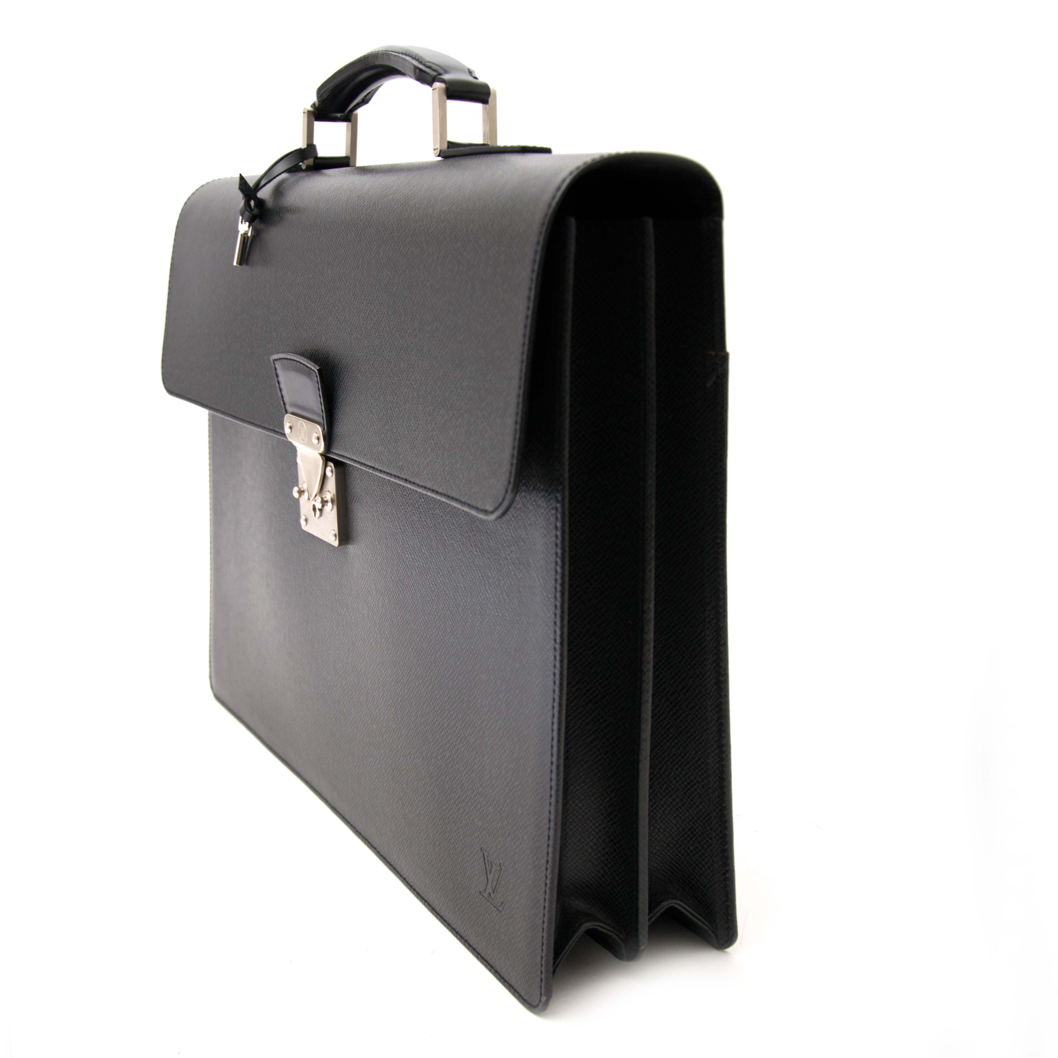 louis vuitton briefcase black