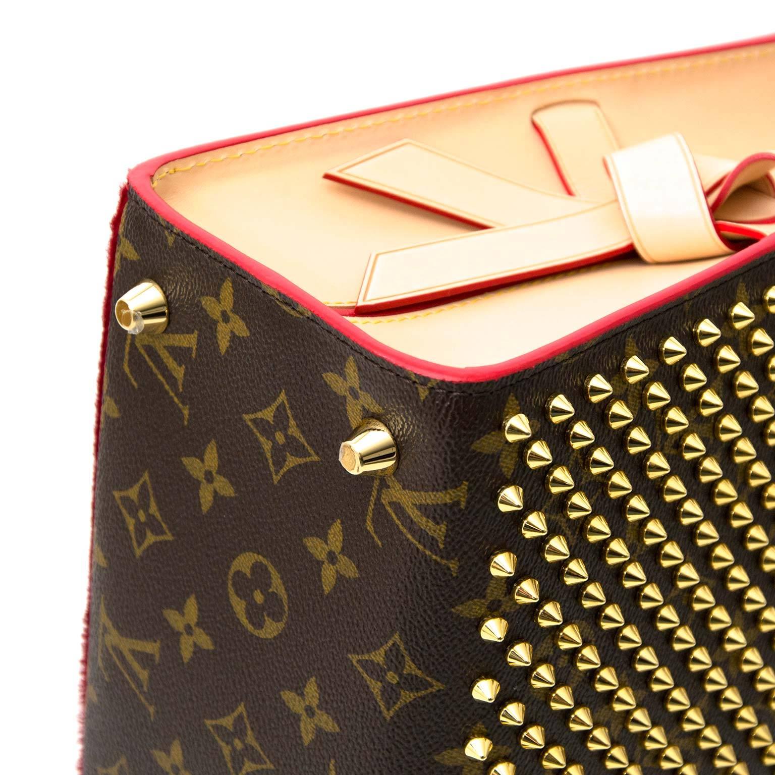 Louis Vuitton Christian Louboutin Limited Edition Shopper bag In New Condition In Antwerp, BE