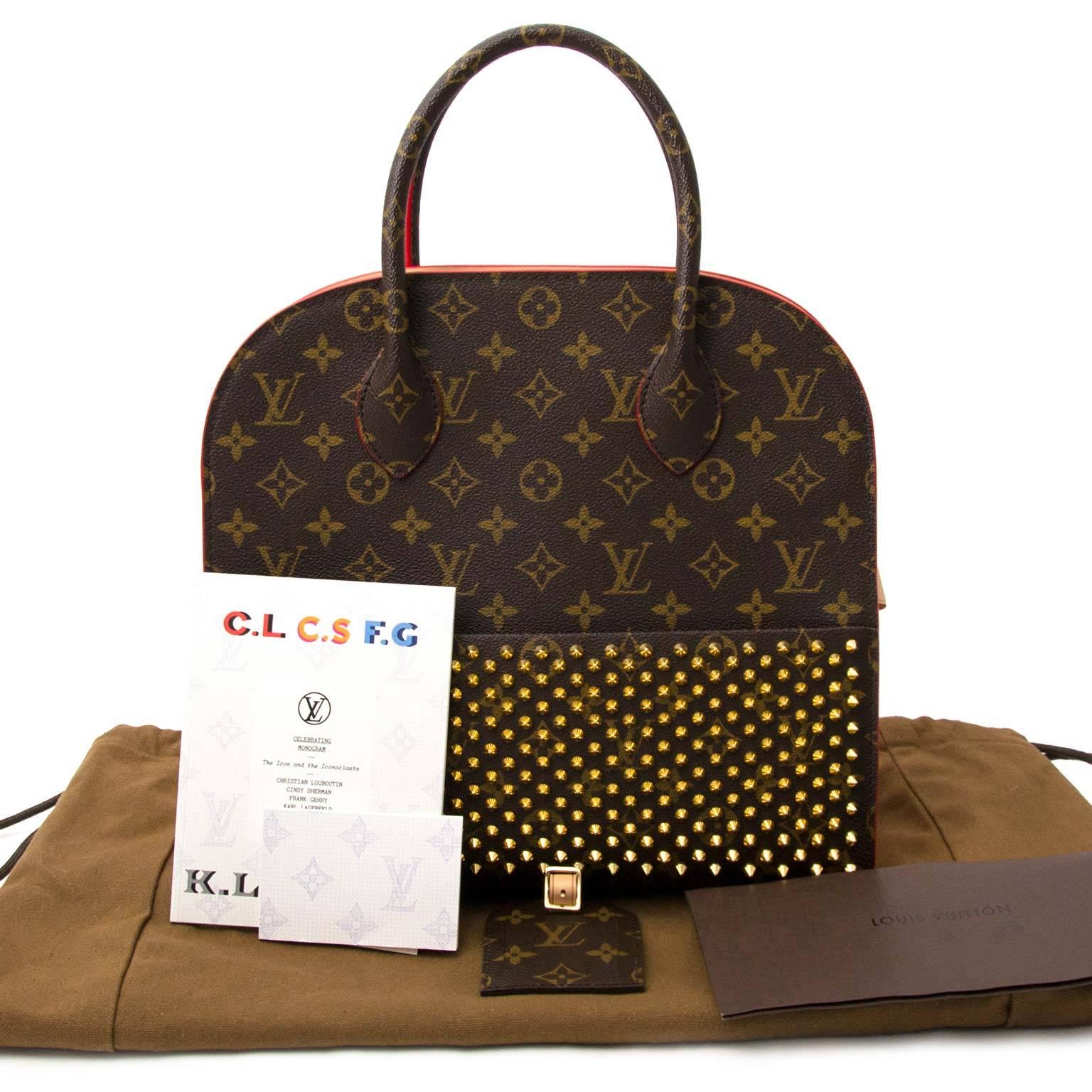 Black Louis Vuitton Christian Louboutin Limited Edition Shopper bag