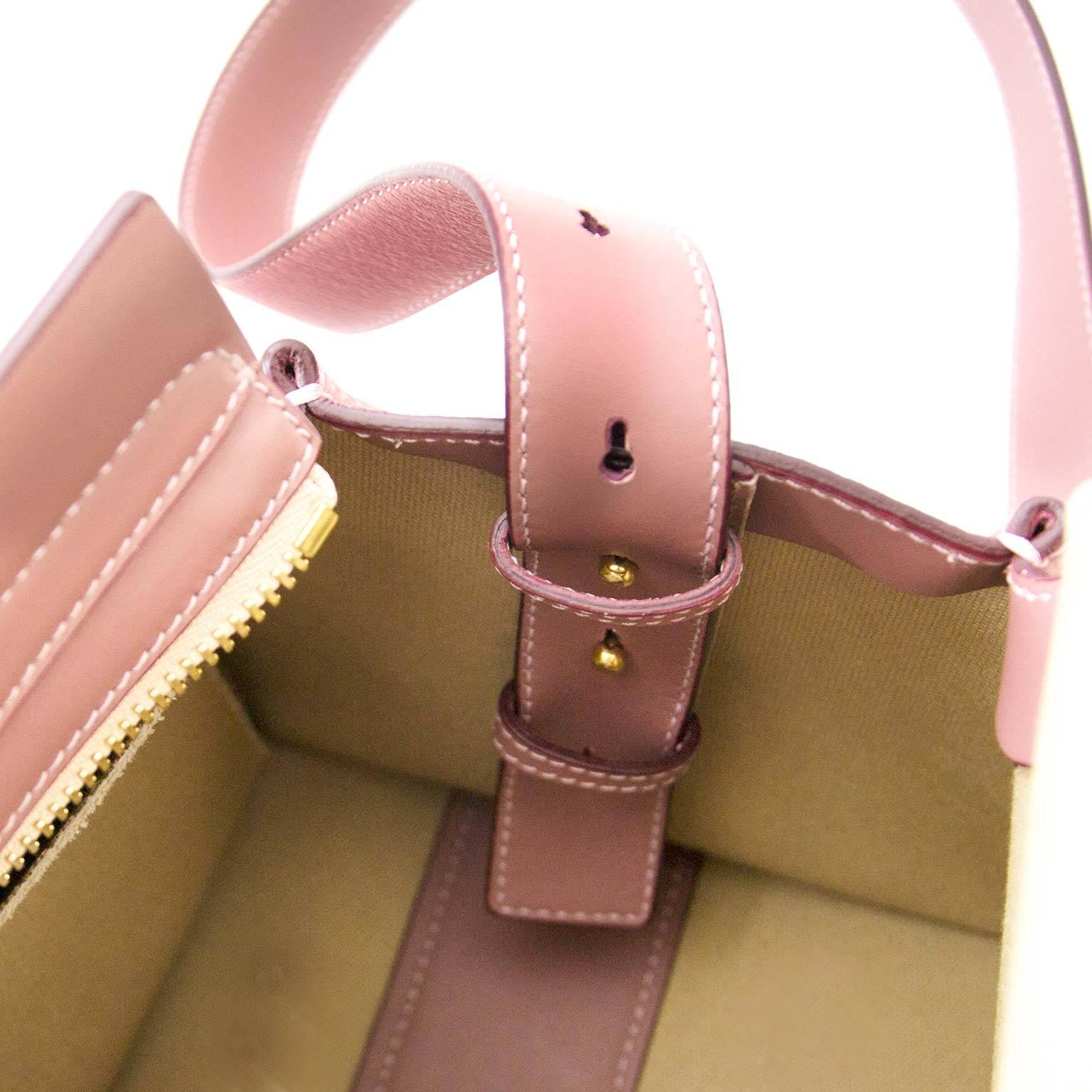 Chloe Pink Leather Cate Zipper Satchel Bag  In Excellent Condition For Sale In Antwerp, BE