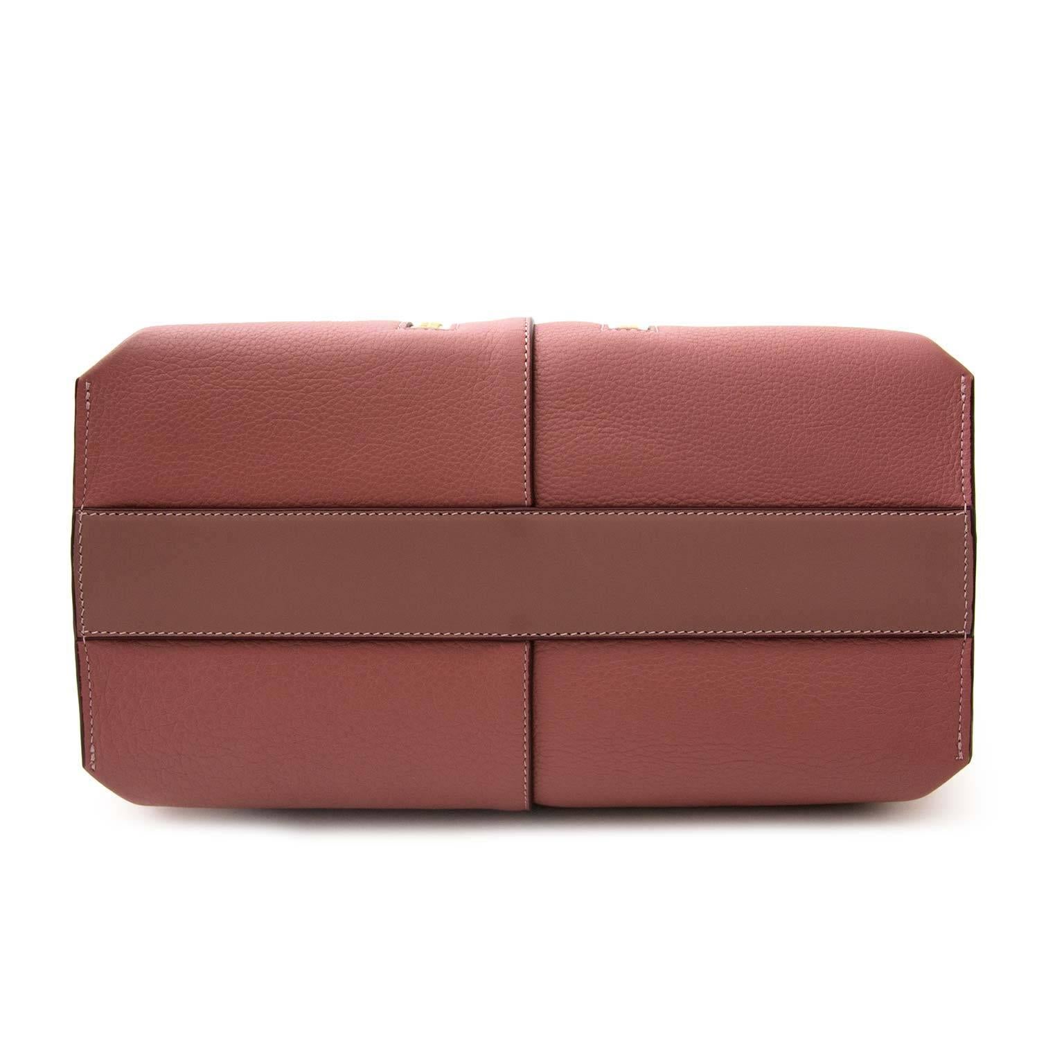 pink satchel bag