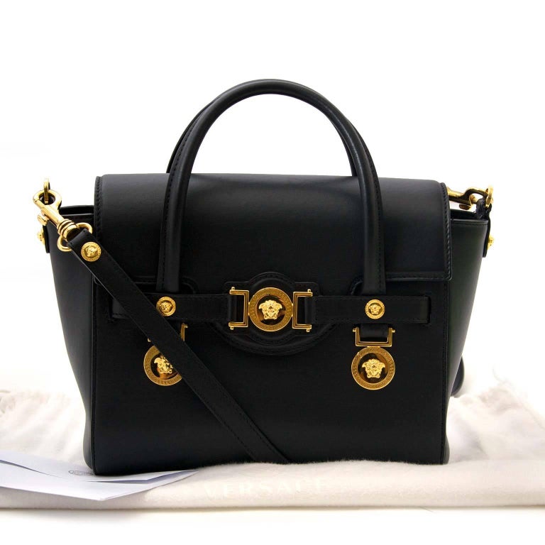Versace Black Medusa Crossbody Bag at 1stDibs