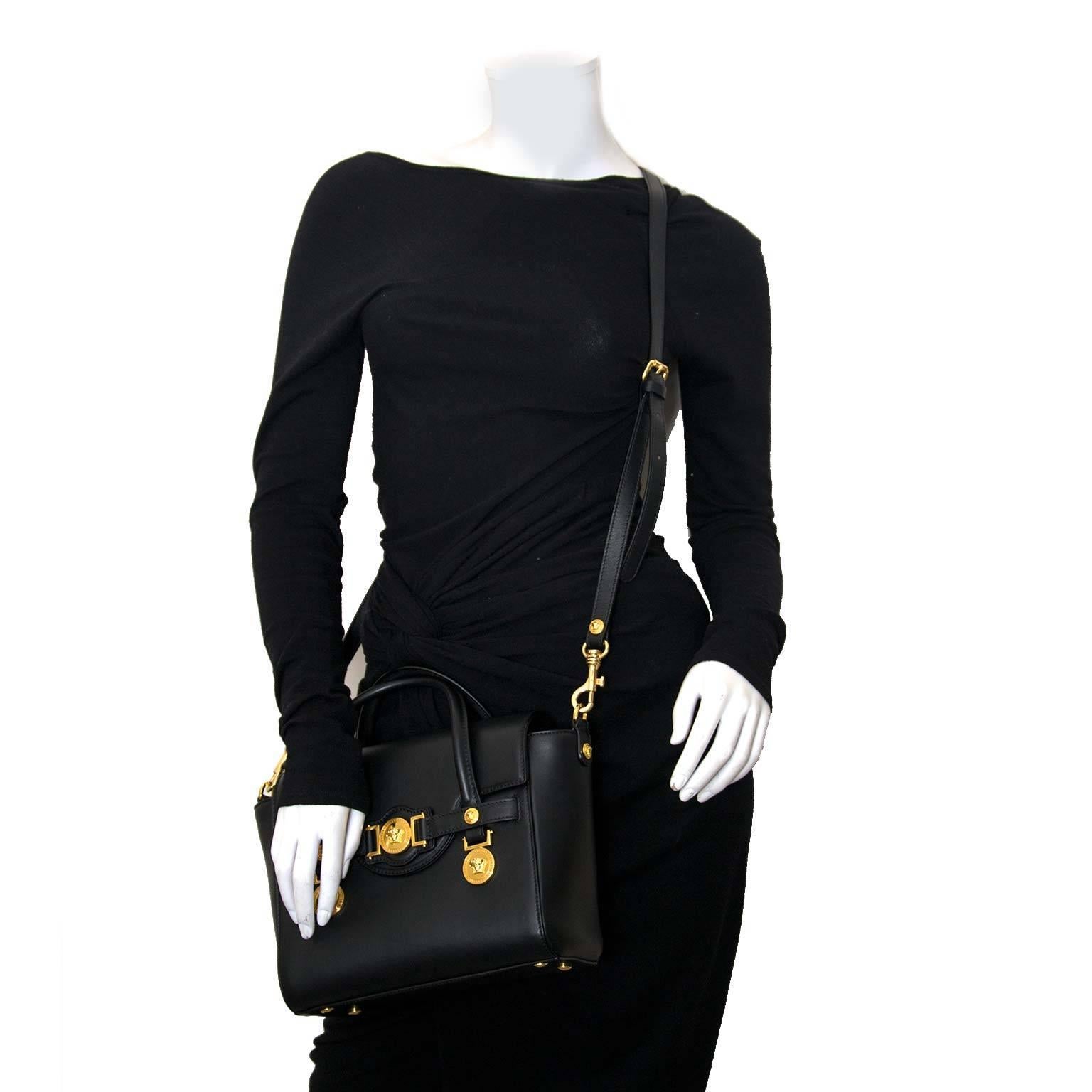 Versace Black Medusa Crossbody Bag 1