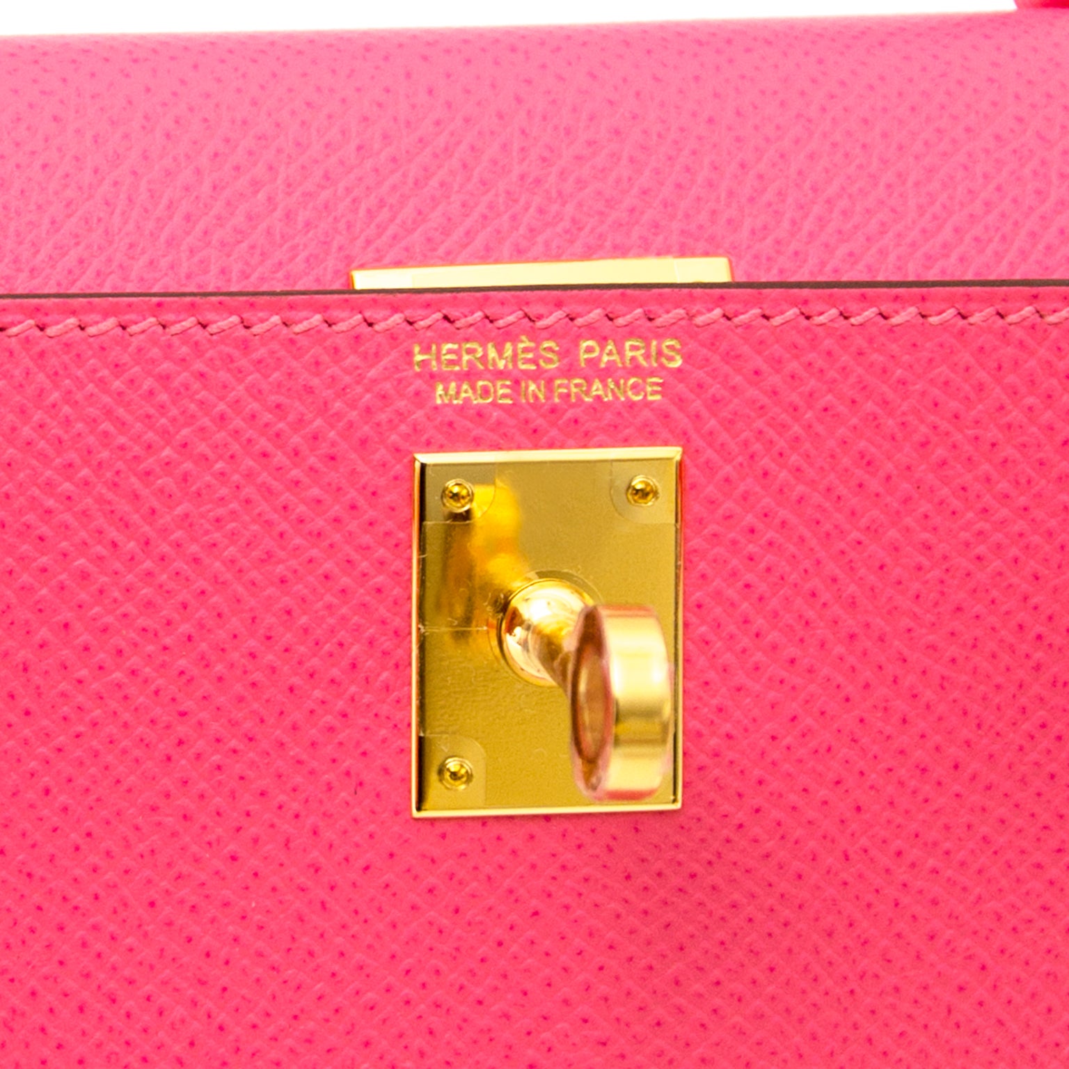 Hermes Kelly Ii Mini Veau Epsom Rose Azalee Ghw Bag At 1stdibs