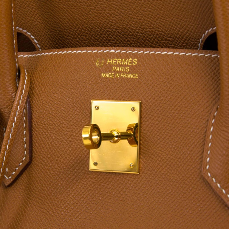 Hermès Birkin 40 HSS Horseshoe Gold Epsom GHW at 1stDibs