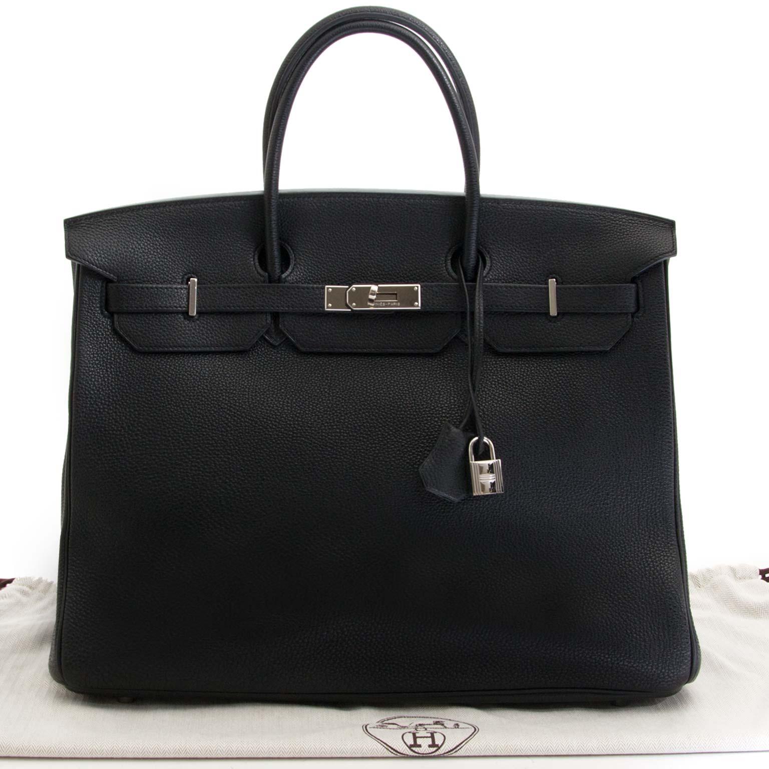 Hermès Birkin 40cm Black Togo PHW 2