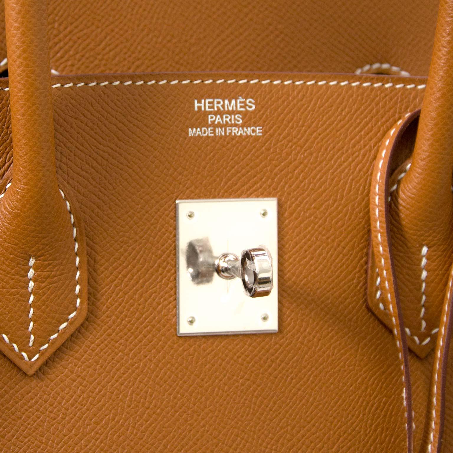 *Never Used* Hermès Birkin 35 Epsom Gold PHW In New Condition In Antwerp, BE