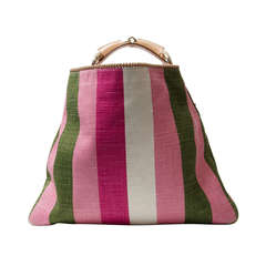 Gucci Leather 
Toile Shopper