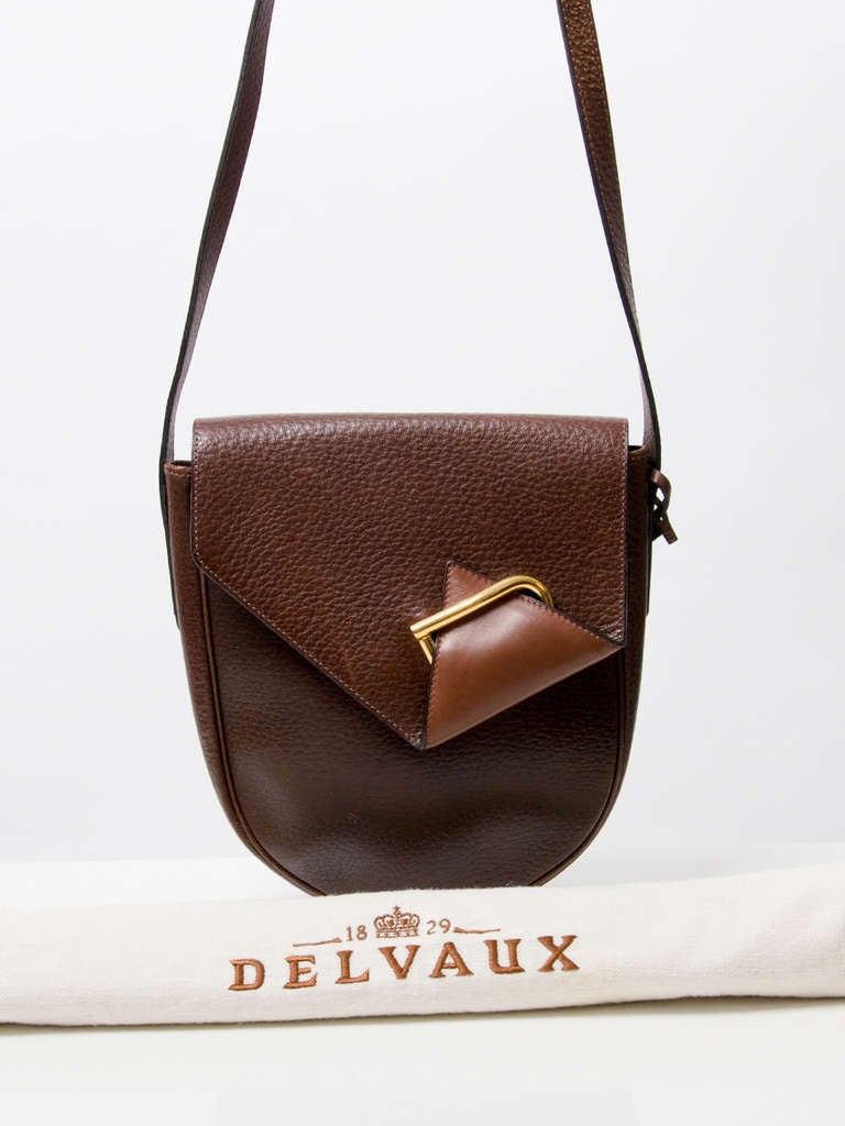 Delvaux Brown Shoulder Bag 1