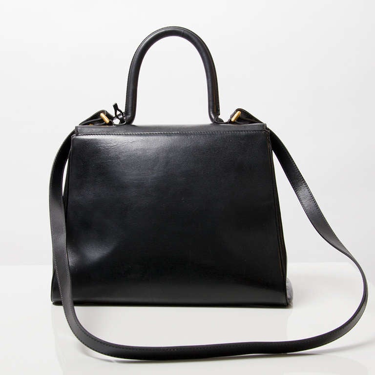 Delvaux Black Brillant MM In Good Condition In Antwerp, BE