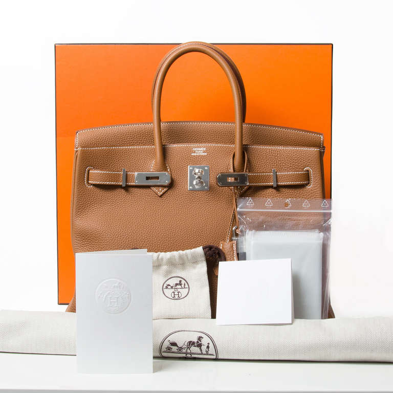 Hermes Birkin 35 Gold Togo NEW at 1stDibs | hermes birkin bag 35 togo ...