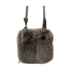 Rick Owens Fox Fur Shoulder Bag