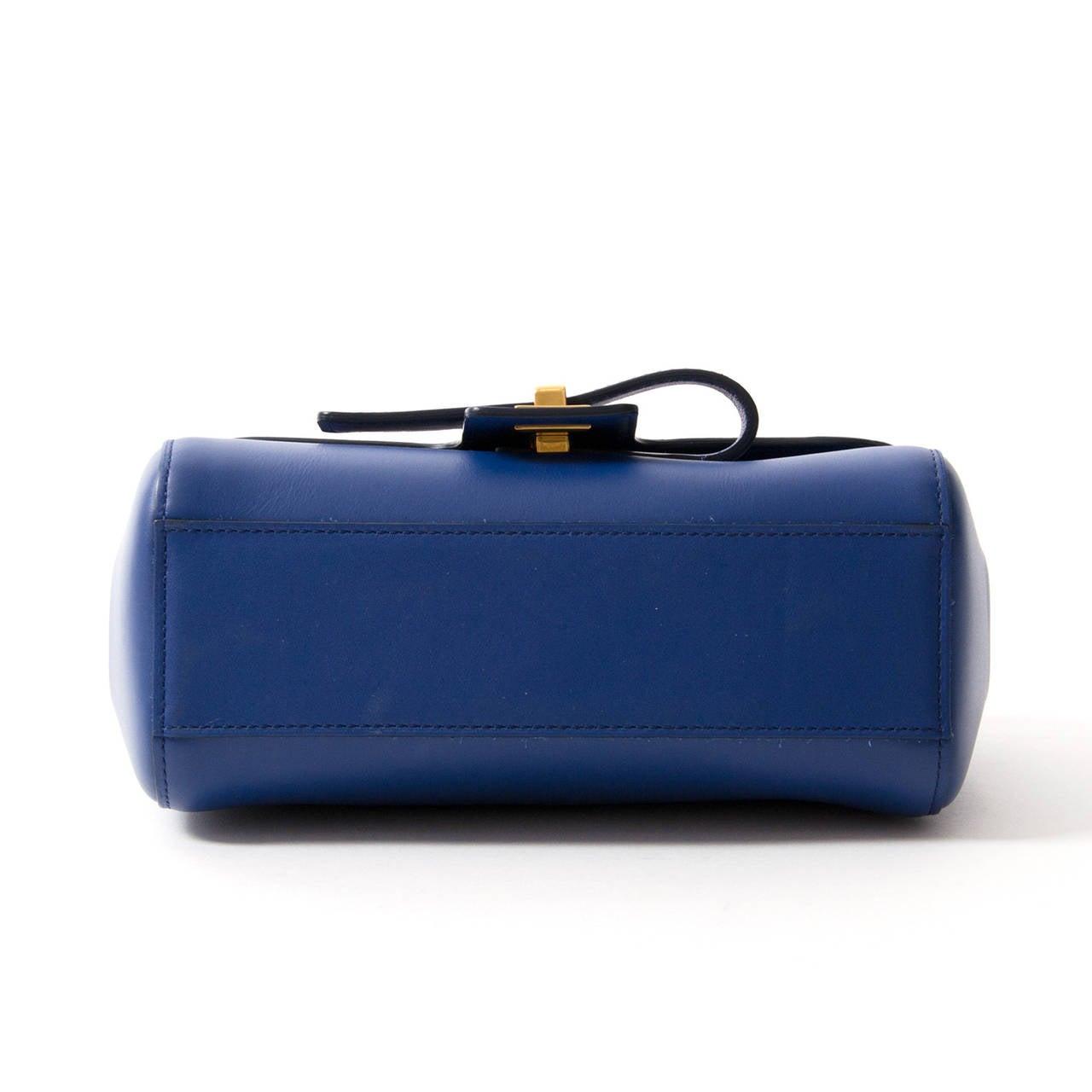 Delvaux Simplissime City PM Blue In Excellent Condition In Antwerp, BE