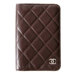 Chanel Brown Lambskin Small Agenda