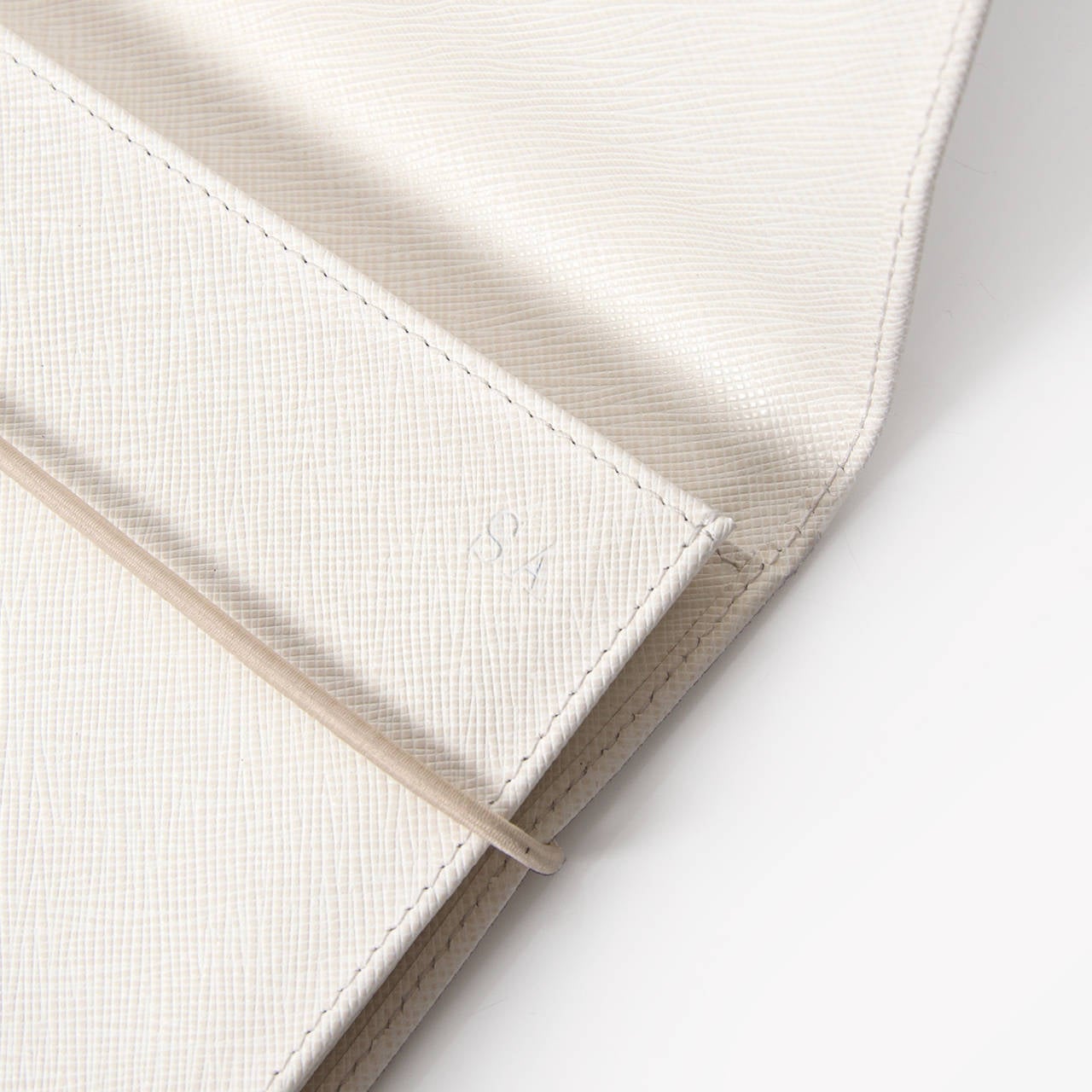 Prada White Leather Document Holder 1