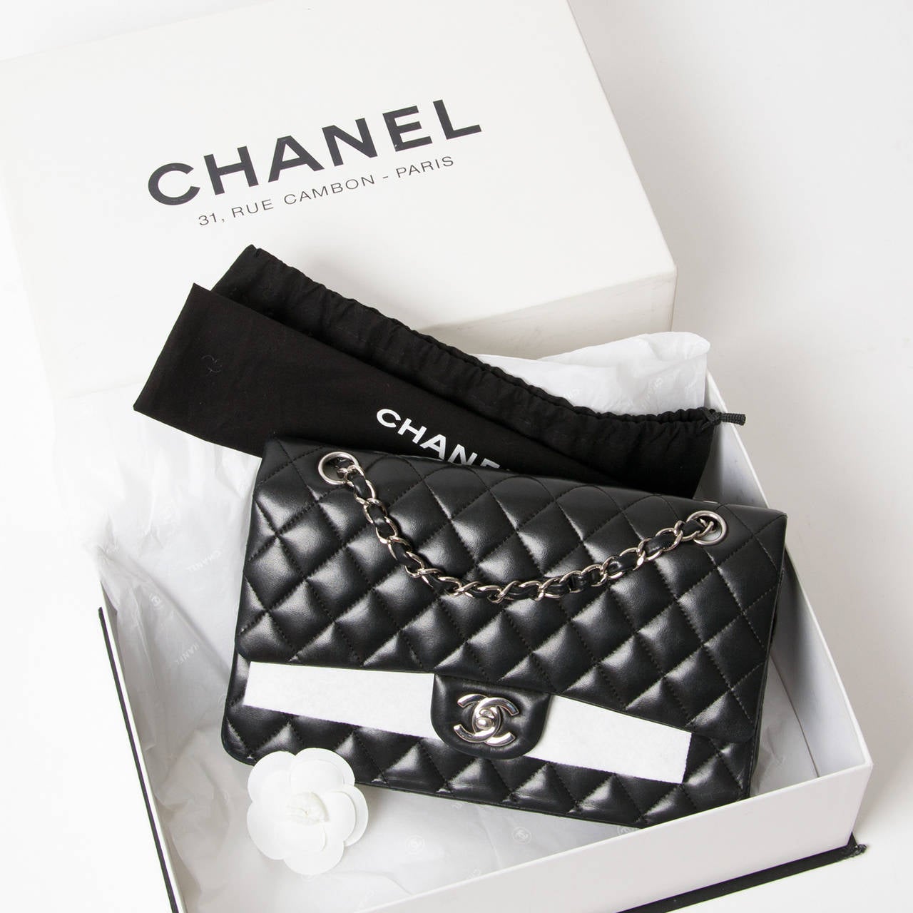 Chanel Medium Classic Flap Bag Lambskin At 1stdibs Chanel Black Lambskin Medium Classic Flap Bag This Iconic Is Considered To Be One Of