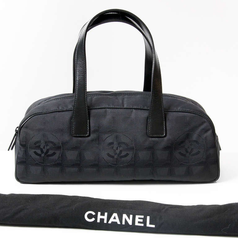Chanel Black Nylon Handbag 1